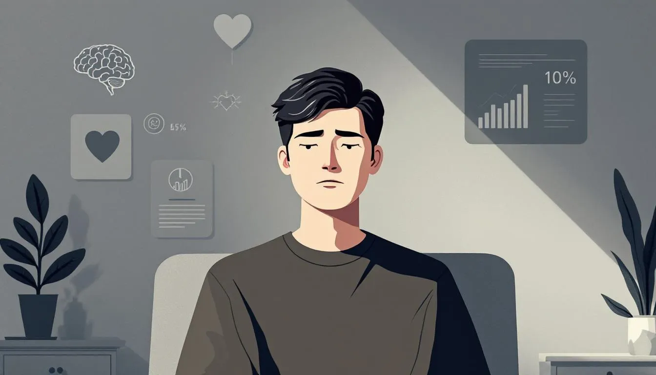 An illustration representing mental health awareness related to Lexapro.