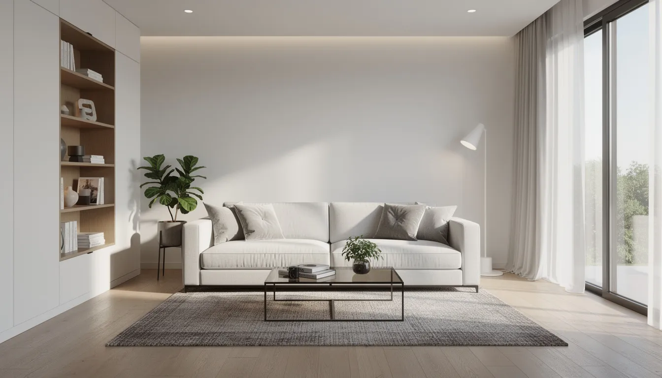 The image depicts a modern and comfortable living room interior, filled with natural light and featuring contemporary furnishings that create a welcoming atmosphere. This serene space is ideal for individuals on their recovery journey, offering a supportive environment for those seeking treatment for drug and alcohol addiction in luxury rehab centers in Los Angeles.